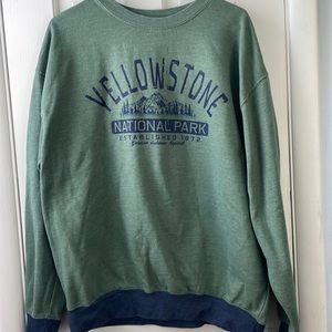 Yellowstone national park crewneck